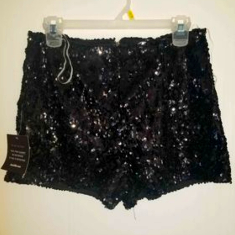 Sequin shorts